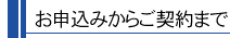 お申込みからご契約まで